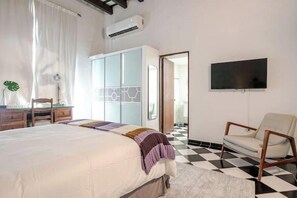 1 quarto, roupa de cama