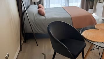 Apartment | Blackout drapes, soundproofing, iron/ironing board, free WiFi
