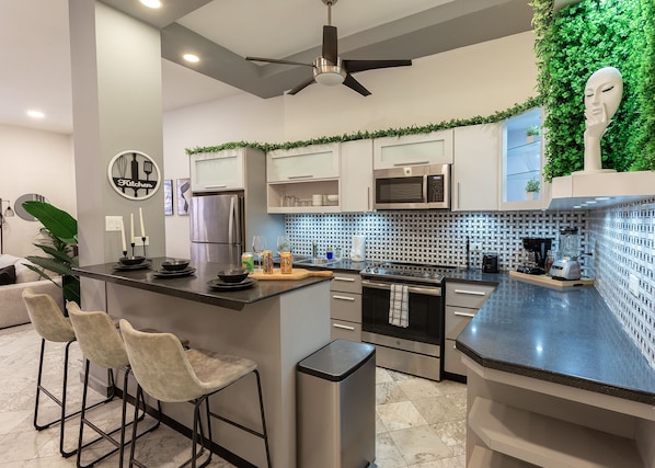 Microwave, oven, stovetop