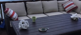 Superb villa on the water, close to supermarket restaurants & fantastic beaches.