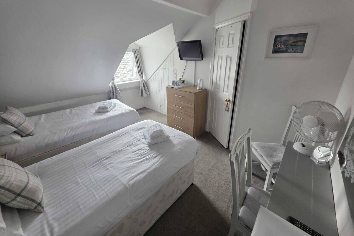 Comfort Twin Room, 2 Twin Beds, Private Bathroom, Mountain View | Iron/ironing board, free WiFi