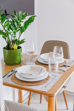 Superior Apartment, 1 Bedroom | Living area | 40-inch Smart TV with digital channels - Noon Smart Residences  (Athens)