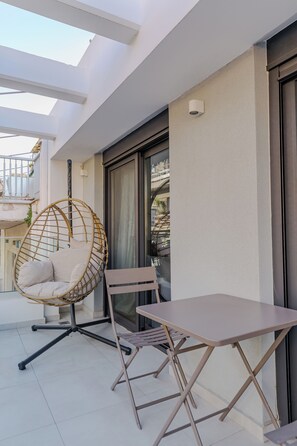 Superior Apartment, 2 Bedrooms | Terrace/patio - Noon Smart Residences  (Athens)