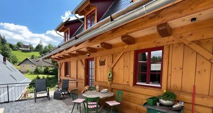 Ferienhaus 'Kornspeicher Untere Mühle' mit privater Terrasse und WLAN