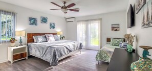 2 habitaciones, tabla de planchar con plancha, internet y ropa de cama 