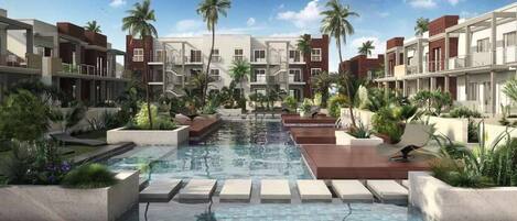 Departamento | Alberca | Alberca al aire libre