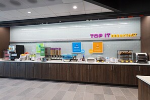 Free daily buffet breakfast