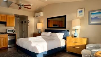 1 chambre, fer et planche Ă repasser, Wi-Fi, draps fournis