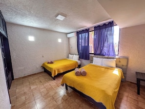 2 bedrooms, iron/ironing board, bed sheets