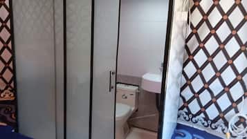 Towels, soap, toilet paper