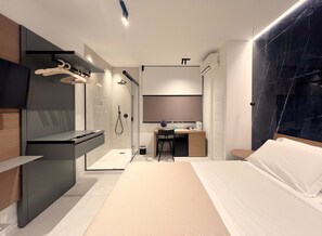 Junior Suite, Balcony | Minibar, desk, laptop workspace, free WiFi