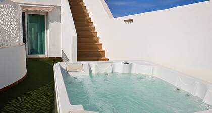 ECO Apart comfortable La Orquídea. With terrace, garden and jacuzzi at Green Dharma