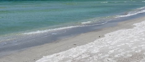 Sun-loungers, beach towels