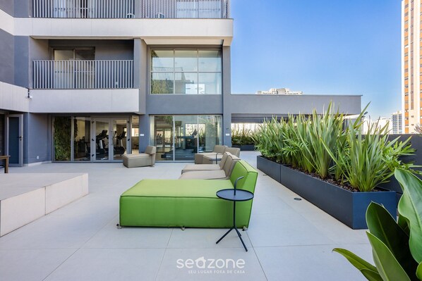 Apartamento básico | Terraza o patio