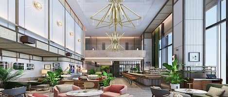 Rooftop bar, pool views, open daily