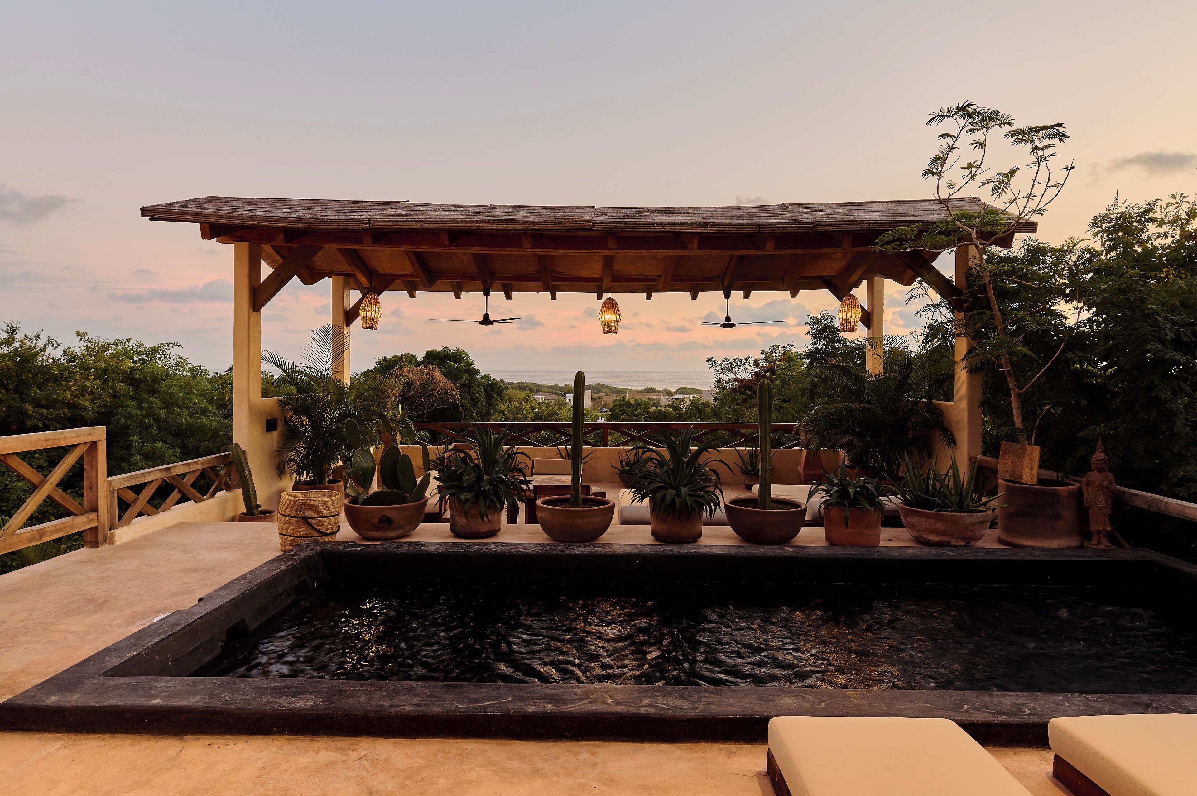 Alberca al aire libre 