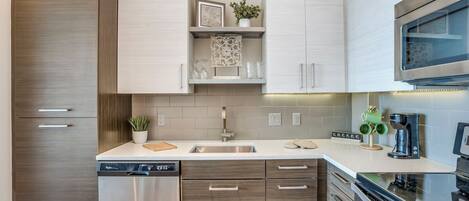 Microwave, oven, dishwasher