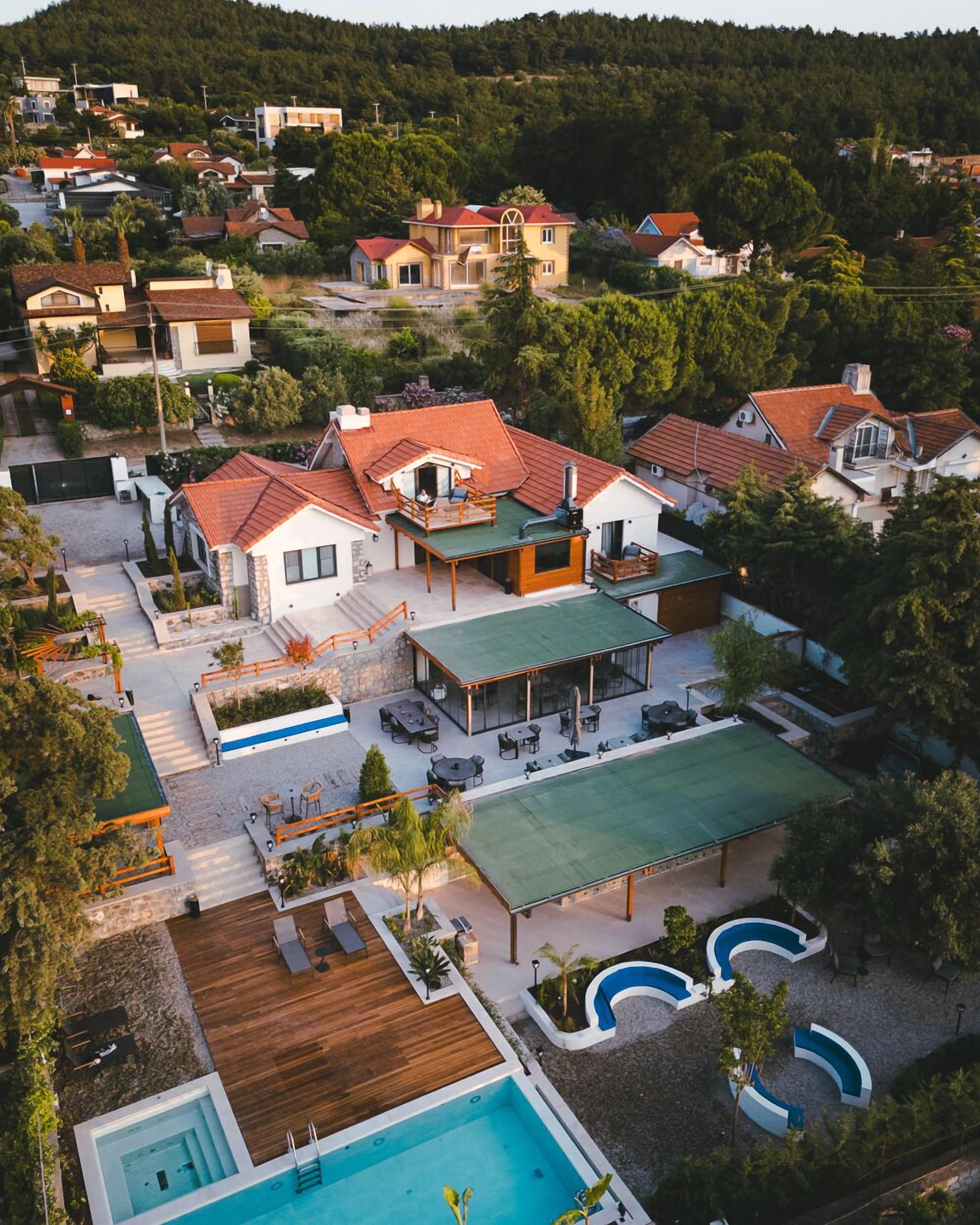 Façade de l’hébergement