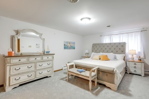 5 habitaciones, tabla de planchar con plancha, internet y ropa de cama 