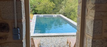 Superb Cevennes farmhouse overlooking the Beaume river