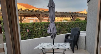 Pavillon de vacances clim piscine parking sur Saint-Cyprien plage