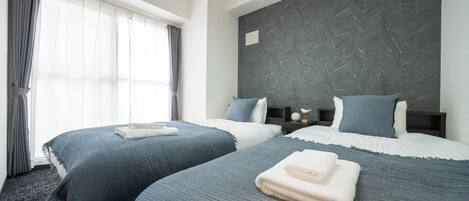 2 bedrooms, iron/ironing board, free WiFi, bed sheets