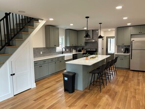 Private kitchen - Newly Renovated Remote 3-Bedroom House Close to Patoka Lake (Taswell)