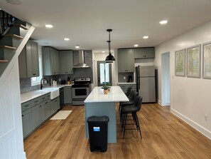 Private kitchen - Newly Renovated Remote 3-Bedroom House Close to Patoka Lake (Taswell)