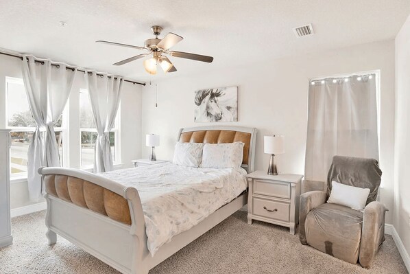 3 bedrooms, iron/ironing board, free WiFi, bed sheets