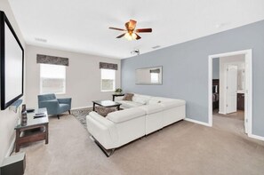 디지털 채널 시청이 가능한 55인치 스마트 TV, 푸즈볼, 스트리밍 서비스