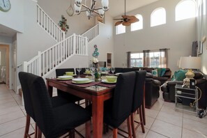 House | Living area | 55-inch Smart TV with digital channels, streaming services