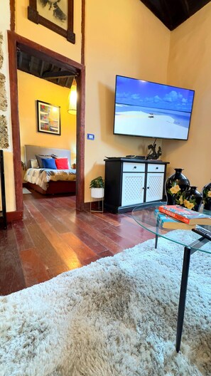 منزل - غرفة نوم واحدة - تجهيزات لذوي الاحتياجات الخاصة - للمدخنين | وسيلة راحة في الغرفة