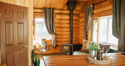 Off-Grid Wilderness Cabin 4 with Mountain Views, Sauna, Canoes & Fishing