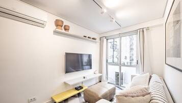 Basic Apartment | Living area | 32-inch Smart TV with digital channels