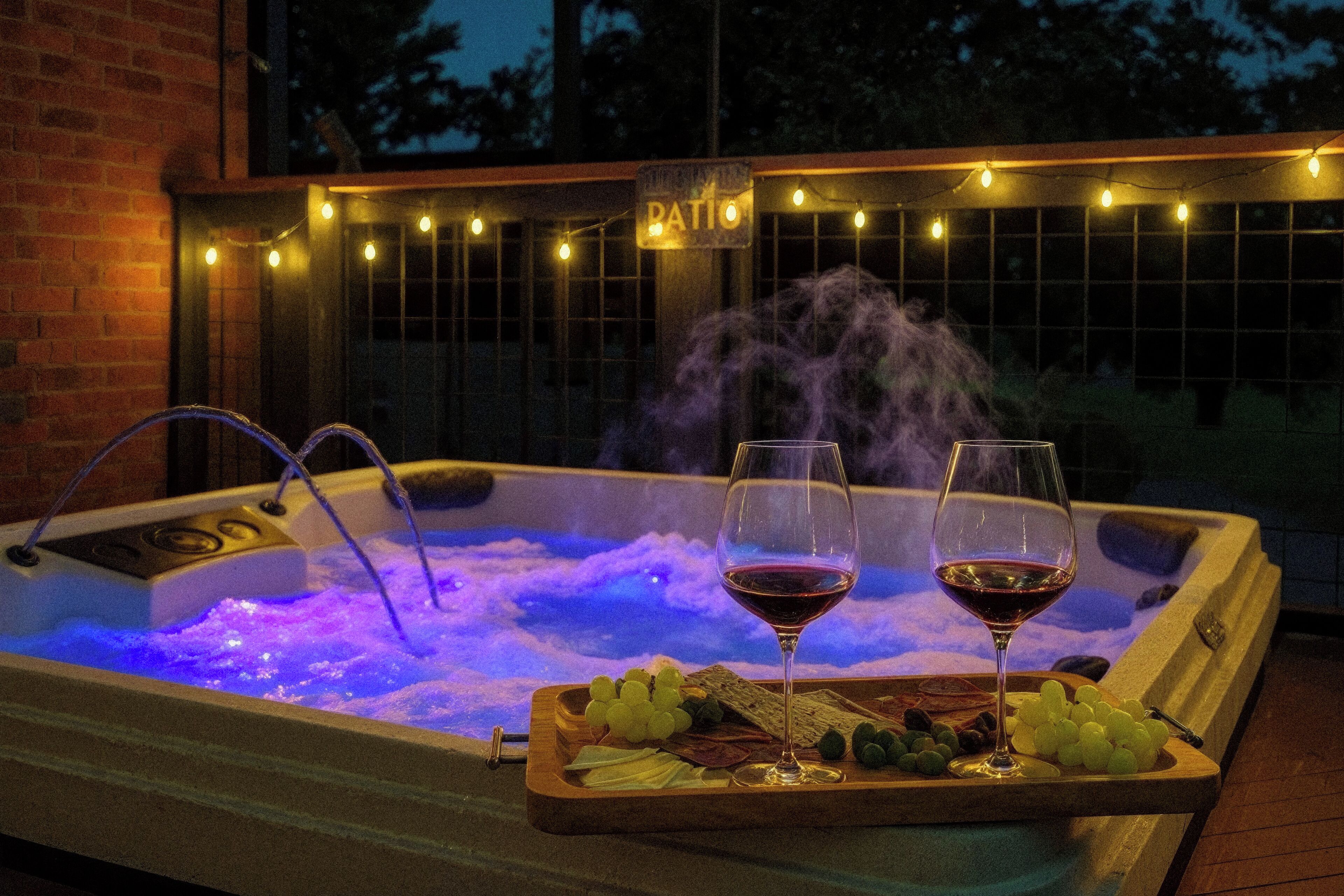 Bain à remous extérieur