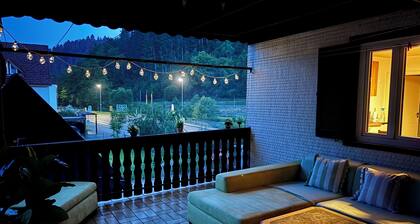 Black Forest apartment TannenglĂŒck with large terrace, parking and WLAN