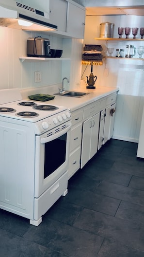 Microwave, oven, stovetop