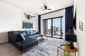 Smart TV, books, music library, video library