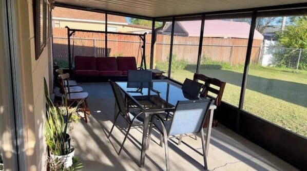 Outdoor dining