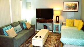 Apartment, Mehrere Schlafzimmer, barrierefrei | Wohnzimmer