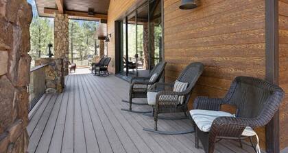 Luxury 7‑Bed Forest Lodge • 4.5 Acre Private Estate • Fireplaces & Views