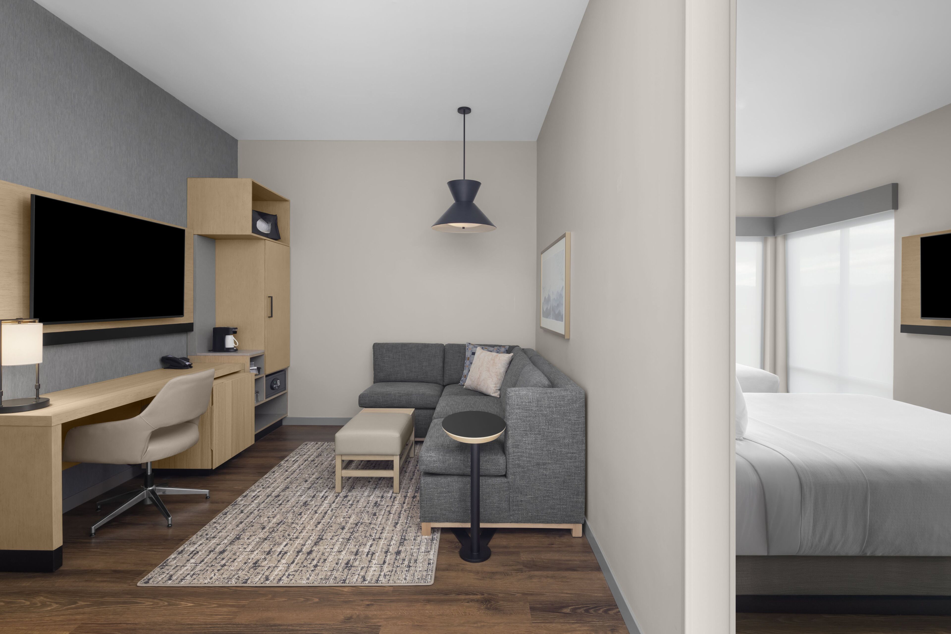 Deluxe Room, Accessible Bathtub ( 2 Queen Beds with Sofa Bed) | Premium bedding, down duvets, in-room safe, desk