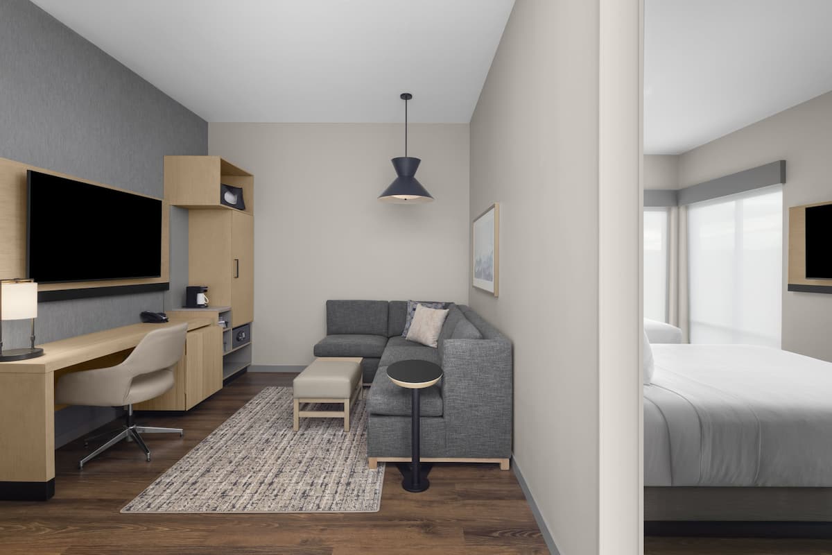 Deluxe Room, Accessible Bathtub ( 2 Queen Beds with Sofa Bed) | Premium bedding, down comforters, in-room safe, desk