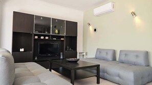 Apartment, Patio, Beachside | Living room - Casa Elysia 1BR with Beach & Pool  (Platanias)