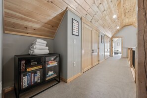 Second Floor Hallway - Tuckamore | Private Waterfront on Beaver Mountain Lake | Hot Tub (Rangeley)