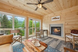 TV connectée, cheminée