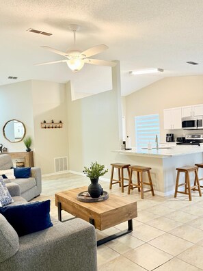 Smart TV, table tennis, books