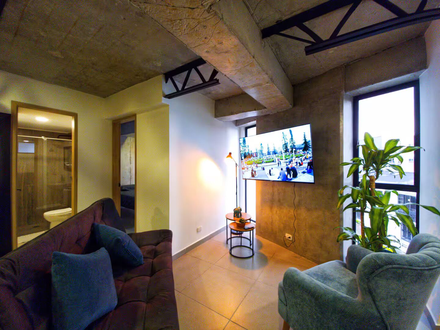 Smart-tv en een stereo