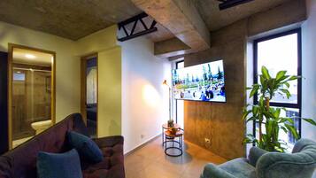 Smart-tv en een stereo