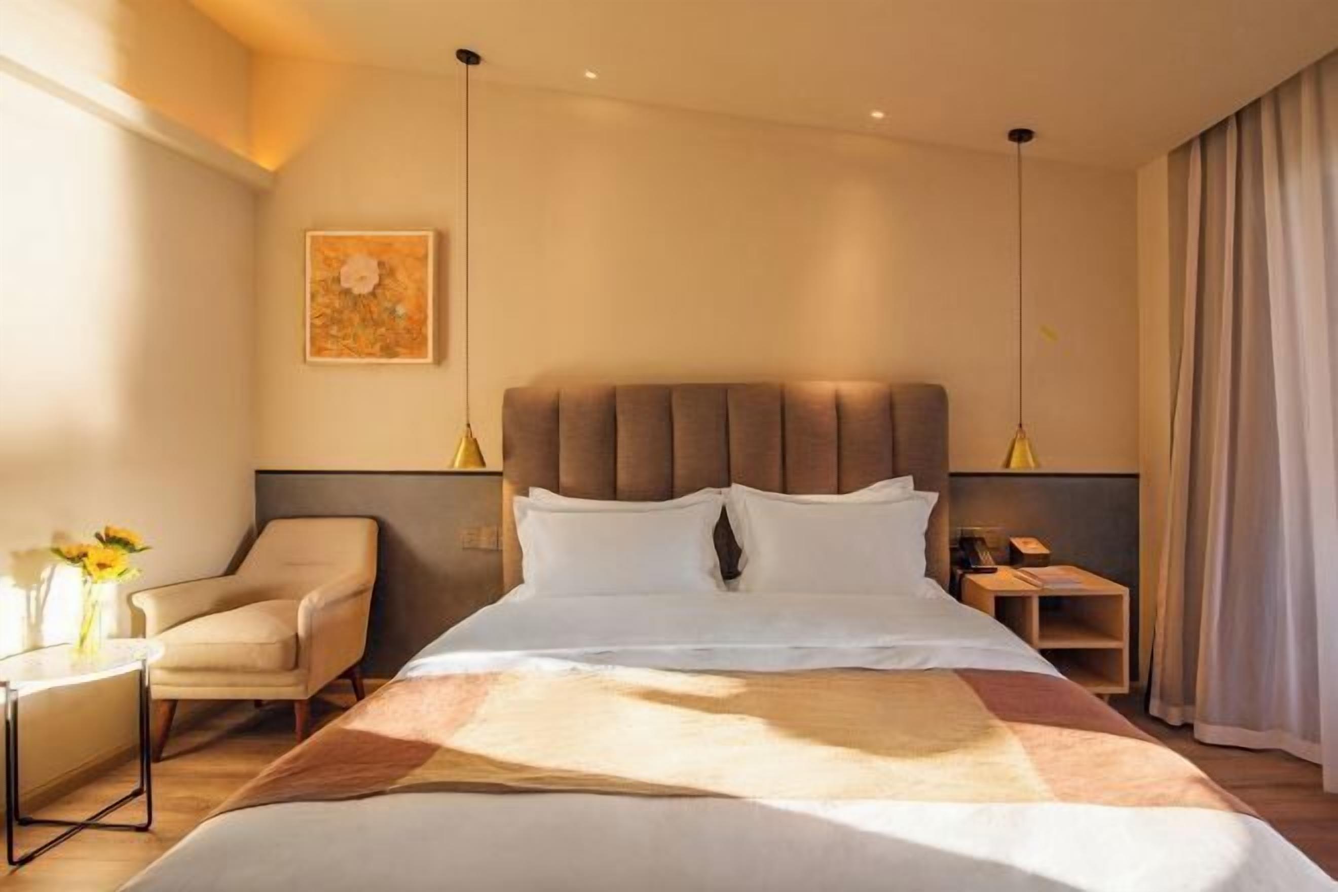 Couette en duvet, espace de travail pour ordinateurs portables